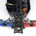 6pcs Metal Front Spindle & Rear Hub Set for Losi Lasernut U4 Rc,blue