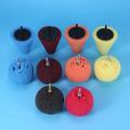 10pcs Cone Sponge Pads Set with Ball Hub Car Beauty Waxing Tool Kit