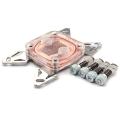 Computer Cpu Cooler Water Cooling Block Copper Base Pom Cover