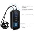 120 Million Negative Ion Personal Wearable 800mah Air Purifier Black