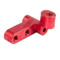 1 Pcs Metal Steering Cylinder Mounting Block for Wltoys A94,red