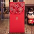 10pcs Chinese Red Envelopes Lucky Money Envelopes Wedding(7x3.4 In)