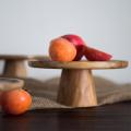 Wood Tray for Fruit Cake Dessert Stand Table Home Decor Photography L