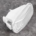 2pc Car Side Baffle Turn Signal Light Lamp Shade Shell Cover Housing