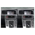 Center Console Navigation Cover Trim for Volvo S60 V60 10-18 Rhd