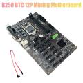 B250 Btc Mining Motherboard Lga 1151 Ddr4 12xgraphics Card Slot