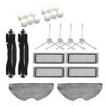 24pcs Main Brush Side Brushes Hepa Filter Mop Cloth for 360 S5 S7