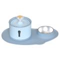 1pcs Pet Cat Water Fountain Cat Charge Drinking Bowl & Filters,blue