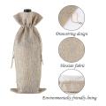 12 Pcs Burlap Wine Gift Bags,drawstring Wine Bottle Covers for Party