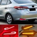 2pcs Auto Led Reflector Taillight Rear Fog Lamp