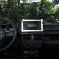 Car Navigation Gps Screen Decoration Cover for Suzuki Jimny, Silver