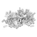 (1.2mm 100pcs) Wire Rope Aluminum Sleeves Clip Fittings Cable Crimps