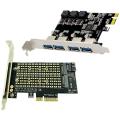 Pcie to M2/m.2 Adapter M.2 Ngff to Desktop Pcie X4 Adapter Card