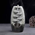 Waterfall Incense Holder Aroma Smoke Censer Holder for Home Red