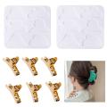 1 Set Hair Grasp Clip Crystal Epoxy Mold Accessories Casting Tool