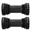 Motsuv Bottom Bracket 68/73mm Aluminum Alloy Bb Axis Parts Black