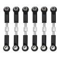 6pcs for Wltoys 1/18 A949 A959-b Connecting Rod Servo Connecting Rod