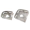 2pcs Square Rectangle Milling Cutter Carving One Step In Place-silver