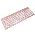 2.4ghz Wireless Keyboard and Mouse for Mac Pc Windowsxp/7(rose Gold)