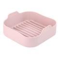 Silicone Pot Square Air Fryers Oven Baking Tray B
