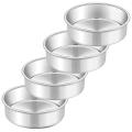 6 Inch Cake Pans Set Of 4,mold Baking Tool for Cake Pizza, Quiche