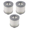 3pcs Handheld Wireless Filter for Xiaomi Jimmy Jv51 Jv53 Jv83 -gray