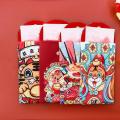 Chinese New Year Red Embroidered Tiger Packet Children Gift Hongbao C