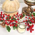 6.23ft Red Berry Christmas Artificial Garland Decoration for New Year