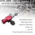 Motorcycle Hydraulic Clutch Rod Brake Pump M10x1.25mm Red