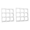 10pc White Square 9 Grids Balloon Plastic Stage Background Decoration