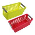 Stackable Plastic Storage Baskets(red)s:29 X 16 X 2 Cm