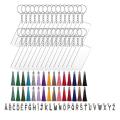 146 Pcs Acrylic Keychain Blank Set, for Diy Projects and Crafts