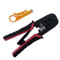 Rj45 Crimping Tool Rj45 Network Cutting Tools 8p Crimper Cutter -red