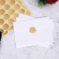 300pcs Gold Seal Looking Heart Envelope Seals for Wedding Invitations