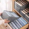 3 Piece Wardrobe Organizer, Gray Storage Box for Drawers Closet,a