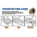 Mouse Trap, Reusable and Easy to Use Snap Traps, Pack Of 6