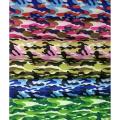 6 Pcs Polyester Fabric Camouflage Print 48x48cm for Sewing Diy Craft