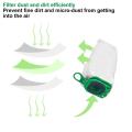 Dust Bag Motor Protection Filters for Vorwerk Vb100 Vacuum Cleaner