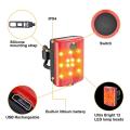 Usb Rechargeable Led Bicycle Light 450-800lm Headlight Flashlight,b