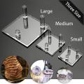 Acrylic 4 Pcs Clear Display Easel Stands for Mineral Collectibles,s