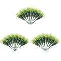 8 Pcs Artificial Outdoor Plants, Plastic Greenery Shrubs Wheat Grass