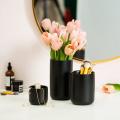 3 Pcs Ceramic Storage Jars Ceramic with Wooden Lid Jar for Home