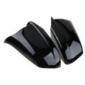 Car Rearview Mirror Cover For-bmw 5 Series F10 F11 2010-2013(black)