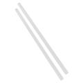 3mmx250mm Round Shape Solid Acrylic Rod Pmma Extruded Bar Clear 2pcs