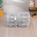 Clear Plastic Beads Storage Containers Box Storage Containers ,6 Pcs