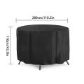 Home Dust Cover Courtyard Round Table and Chair Cover Furniture Cover