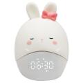 Rabbit Alarm Clock Bedroom Study Cartoon Usb Electronic Clock