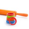 Non-stick Silicone Rolling Pin with 2mm 3mm 6mm and 10mm Rings