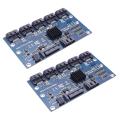 2x Controller Card Motherboard Sata Expansion Card 1 to 5 Port