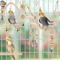 9pcs Bird Parrot Swing Toys, Chewing Standing Hanging Bird Cage Toys